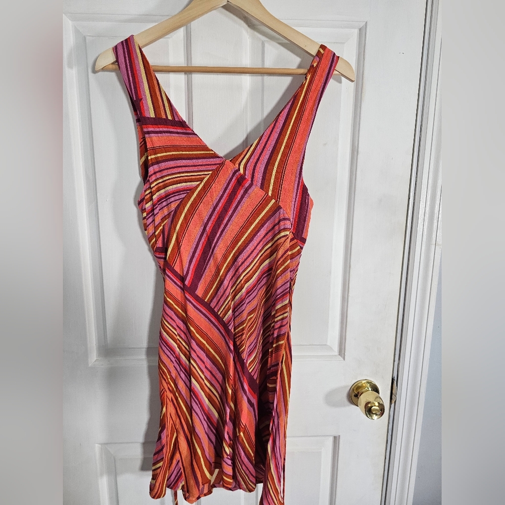 Wild Fable Multicolor Striped Dress Size Medium